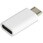 TypeC->microUSB変換コネクタ(WH)