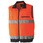 高視認ベスト + 空調服(R)スターターキット 蛍光オレンジ 9203+SKSP01シリーズ