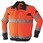 高視認長袖ブルゾン + 空調服(R)スターターキット 蛍光オレンジ 9204+SKSP02Bシリーズ