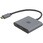 USB Type-C to デュアルHDMIディスプレイアダプター(PD対応)