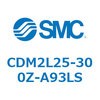 エアシリンダ/標準形：複動・片ロッド CDM2L25-6 SMC 丸形 【通販