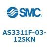 AS3311F-03-12SKN �X�s�[�h�R���g���[�����j�o�[�T���^�C�v AS(AS3311F-�`) SMC 11574981