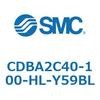 CDBA2C40-100-HL-Y59BL 標準形エアシリンダ(角形カバー)CBA2シリーズ(CDBA2C40-～) SMC 12323132