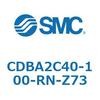 CDBA2C40-100-RN-Z73 標準形エアシリンダ(角形カバー)CBA2シリーズ(CDBA2C40-～) SMC 12323166