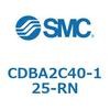 CDBA2C40-125-RN 標準形エアシリンダ(角形カバー)CBA2シリーズ(CDBA2C40-～) SMC 12323193