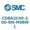 CDBA2C40-200-RN-M9BWL 標準形エアシリンダ(角形カバー)CBA2シリーズ(CDBA2C40-～) SMC 12323254