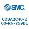 CDBA2C40-200-RN-Y59BL 標準形エアシリンダ(角形カバー)CBA2シリーズ(CDBA2C40-～) SMC 12323272