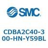 CDBA2C40-300-HN-Y59BL 標準形エアシリンダ(角形カバー)CBA2シリーズ(CDBA2C40-～) SMC 12323367
