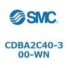 CDBA2C40-300-WN 標準形エアシリンダ(角形カバー)CBA2シリーズ(CDBA2C40-～) SMC 12323394