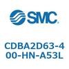 CDBA2D63-400-HN-A53L 標準形エアシリンダ(角形カバー)CBA2シリーズ(CDBA2D63-4～) SMC 12335757