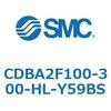 CDBA2F100-300-HL-Y59BS 標準形エアシリンダ(角形カバー)CBA2シリーズ(CDBA2F100-3～) SMC 12342556