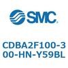 CDBA2F100-300-HN-Y59BL 標準形エアシリンダ(角形カバー)CBA2シリーズ(CDBA2F100-3～) SMC 12342793