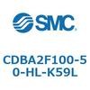 CDBA2F100-50-HL-K59L �W���`�G�A�V�����_(�p�`�J�o�[)CBA2�V���[�Y(CDBA2F100-5�`) SMC 12344017