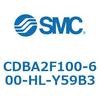 CDBA2F100-600-HL-Y59B3 �W���`�G�A�V�����_(�p�`�J�o�[)CBA2�V���[�Y(CDBA2F100-6�`) SMC 12344805