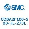CDBA2F100-600-HL-Z73L �W���`�G�A�V�����_(�p�`�J�o�[)CBA2�V���[�Y(CDBA2F100-6�`) SMC 12344814