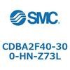 CDBA2F40-300-HN-Z73L 標準形エアシリンダ(角形カバー)CBA2シリーズ(CDBA2F40-3～) SMC 12349023