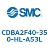 CDBA2F40-350-HL-A53L 標準形エアシリンダ(角形カバー)CBA2シリーズ(CDBA2F40-3～) SMC 12349154