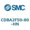 CDBA2F50-80-HN 標準形エアシリンダ(角形カバー)CBA2シリーズ(CDBA2F50-8～) SMC 12360564