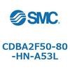 CDBA2F50-80-HN-A53L 標準形エアシリンダ(角形カバー)CBA2シリーズ(CDBA2F50-8～) SMC 12360573