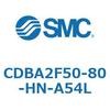 CDBA2F50-80-HN-A54L 標準形エアシリンダ(角形カバー)CBA2シリーズ(CDBA2F50-8～) SMC 12360591