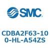 CDBA2F63-100-HL-A54ZS 標準形エアシリンダ(角形カバー)CBA2シリーズ(CDBA2F63-1～) SMC 12360756