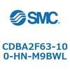 CDBA2F63-100-HN-M9BWL 標準形エアシリンダ(角形カバー)CBA2シリーズ(CDBA2F63-1～) SMC 12361027