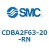 CDBA2F63-20-RN 標準形エアシリンダ(角形カバー)CBA2シリーズ(CDBA2F63-2～) SMC 12362944
