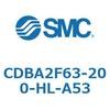 CDBA2F63-200-HL-A53 標準形エアシリンダ(角形カバー)CBA2シリーズ(CDBA2F63-2～) SMC 12362962