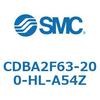 CDBA2F63-200-HL-A54Z 標準形エアシリンダ(角形カバー)CBA2シリーズ(CDBA2F63-2～) SMC 12362987