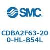 CDBA2F63-200-HL-B54L 標準形エアシリンダ(角形カバー)CBA2シリーズ(CDBA2F63-2～) SMC 12362996