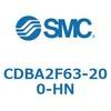 CDBA2F63-200-HN 標準形エアシリンダ(角形カバー)CBA2シリーズ(CDBA2F63-2～) SMC 12363111