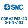 CDBA2F63-200-HN-A53 標準形エアシリンダ(角形カバー)CBA2シリーズ(CDBA2F63-2～) SMC 12363127