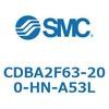 CDBA2F63-200-HN-A53L 標準形エアシリンダ(角形カバー)CBA2シリーズ(CDBA2F63-2～) SMC 12363136