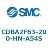 CDBA2F63-200-HN-A54S 標準形エアシリンダ(角形カバー)CBA2シリーズ(CDBA2F63-2～) SMC 12363197