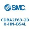 CDBA2F63-200-HN-B54L 標準形エアシリンダ(角形カバー)CBA2シリーズ(CDBA2F63-2～) SMC 12363215
