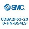 CDBA2F63-200-HN-B54LS 標準形エアシリンダ(角形カバー)CBA2シリーズ(CDBA2F63-2～) SMC 12363224