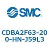 CDBA2F63-200-HN-J59L3 標準形エアシリンダ(角形カバー)CBA2シリーズ(CDBA2F63-2～) SMC 12363267