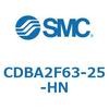 CDBA2F63-25-HN 標準形エアシリンダ(角形カバー)CBA2シリーズ(CDBA2F63-2～) SMC 12363924