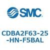 CDBA2F63-25-HN-F5BAL 標準形エアシリンダ(角形カバー)CBA2シリーズ(CDBA2F63-2～) SMC 12363967