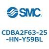 CDBA2F63-25-HN-Y59BL 標準形エアシリンダ(角形カバー)CBA2シリーズ(CDBA2F63-2～) SMC 12363985