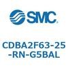 CDBA2F63-25-RN-G5BAL 標準形エアシリンダ(角形カバー)CBA2シリーズ(CDBA2F63-2～) SMC 12364012