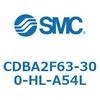 CDBA2F63-300-HL-A54L 標準形エアシリンダ(角形カバー)CBA2シリーズ(CDBA2F63-3～) SMC 12364913