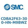 CDBA2F63-300-HN-M9BWZ 標準形エアシリンダ(角形カバー)CBA2シリーズ(CDBA2F63-3～) SMC 12365175