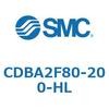 CDBA2F80-200-HL 標準形エアシリンダ(角形カバー)CBA2シリーズ(CDBA2F80-2～) SMC 12371073