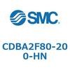 CDBA2F80-200-HN 標準形エアシリンダ(角形カバー)CBA2シリーズ(CDBA2F80-2～) SMC 12371222