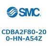 CDBA2F80-200-HN-A54Z 標準形エアシリンダ(角形カバー)CBA2シリーズ(CDBA2F80-2～) SMC 12371283