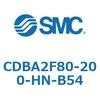 CDBA2F80-200-HN-B54 標準形エアシリンダ(角形カバー)CBA2シリーズ(CDBA2F80-2～) SMC 12371292