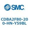 CDBA2F80-200-HN-Y59BL 標準形エアシリンダ(角形カバー)CBA2シリーズ(CDBA2F80-2～) SMC 12371405