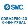 CDBA2F80-200-HN-Y7BAL 標準形エアシリンダ(角形カバー)CBA2シリーズ(CDBA2F80-2～) SMC 12371414