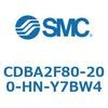 CDBA2F80-200-HN-Y7BW4 標準形エアシリンダ(角形カバー)CBA2シリーズ(CDBA2F80-2～) SMC 12371441